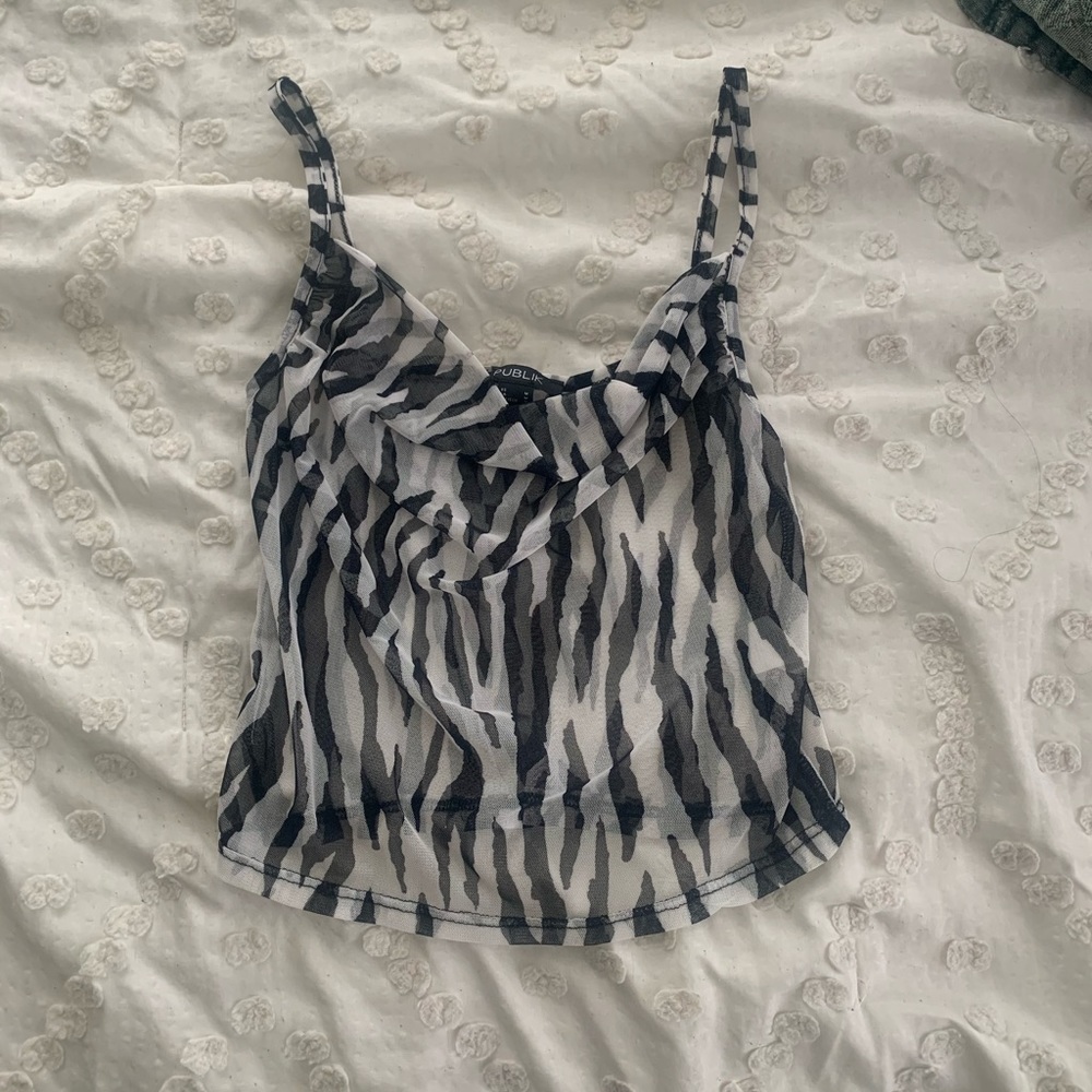 Sheer Zebra Tank